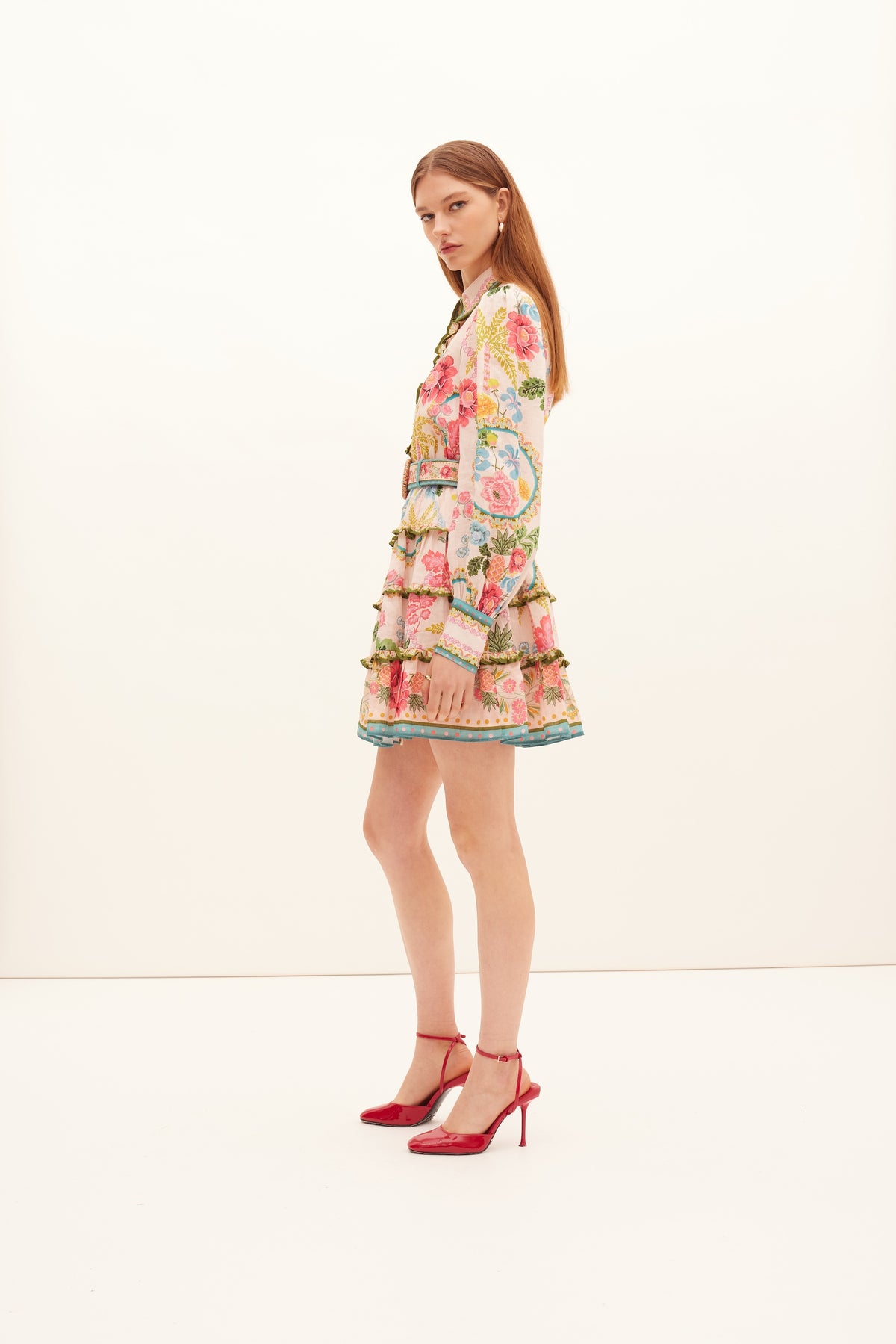 Kate Ford Prairie Frilled Layered Mini