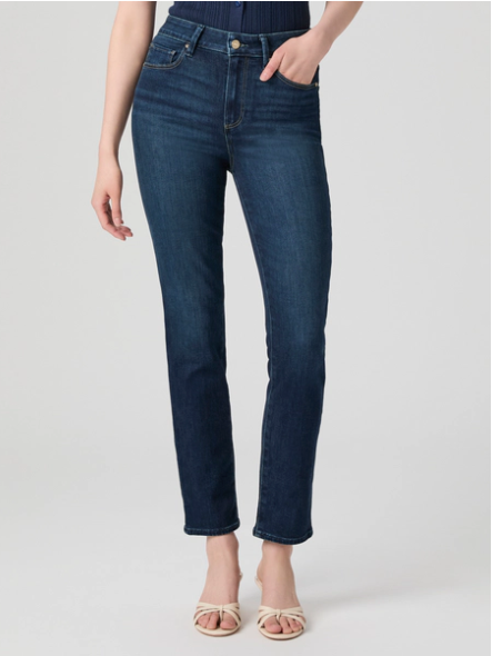 Paige Gemma High Rise Cigarette Leg - Berlin