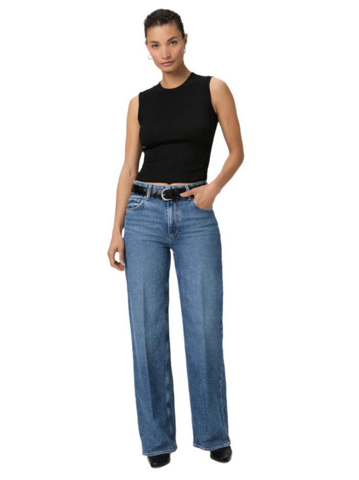 Paige Sasha 32"Wide Leg Jean - Moonchild