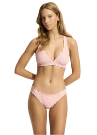 Seafolly Multi Fit Longline Tri Top & Hipster Pant - Dusty Pink