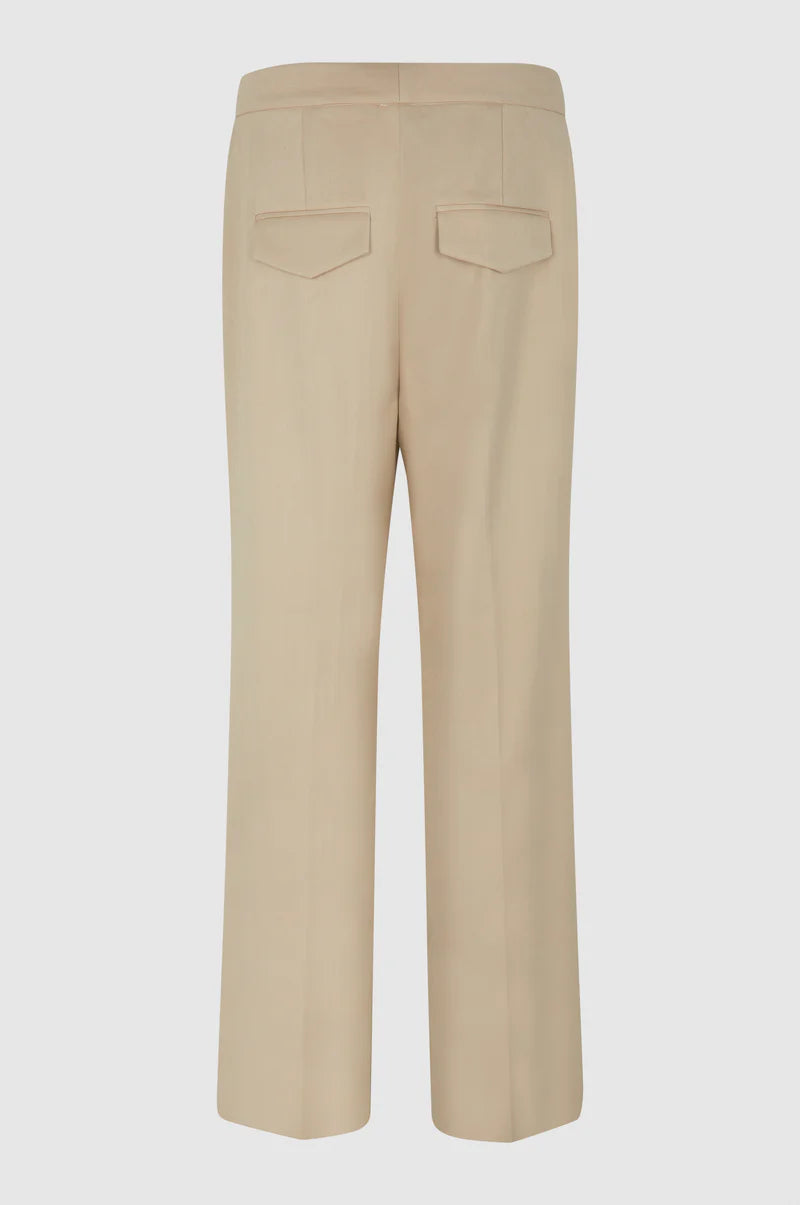 Second Female Kaleem Straight Trousers - Oxford Tan