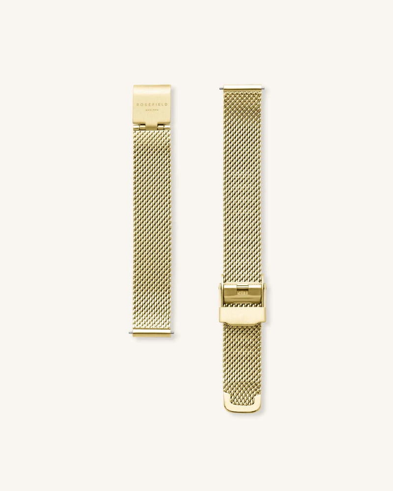 Rosefield  Small Edit -  Gold Mesh Strap- Escape Clothing