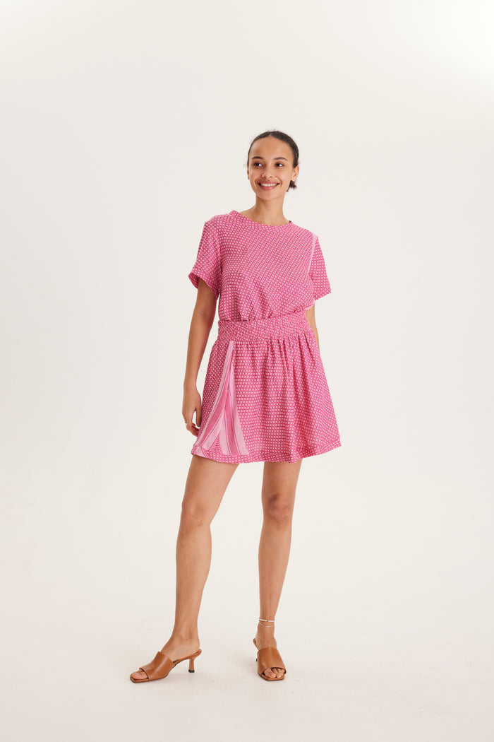SUMMERY COPENHAGEN SKIRT - FUCHSIA ROSE - ESCAPE CLOTHING