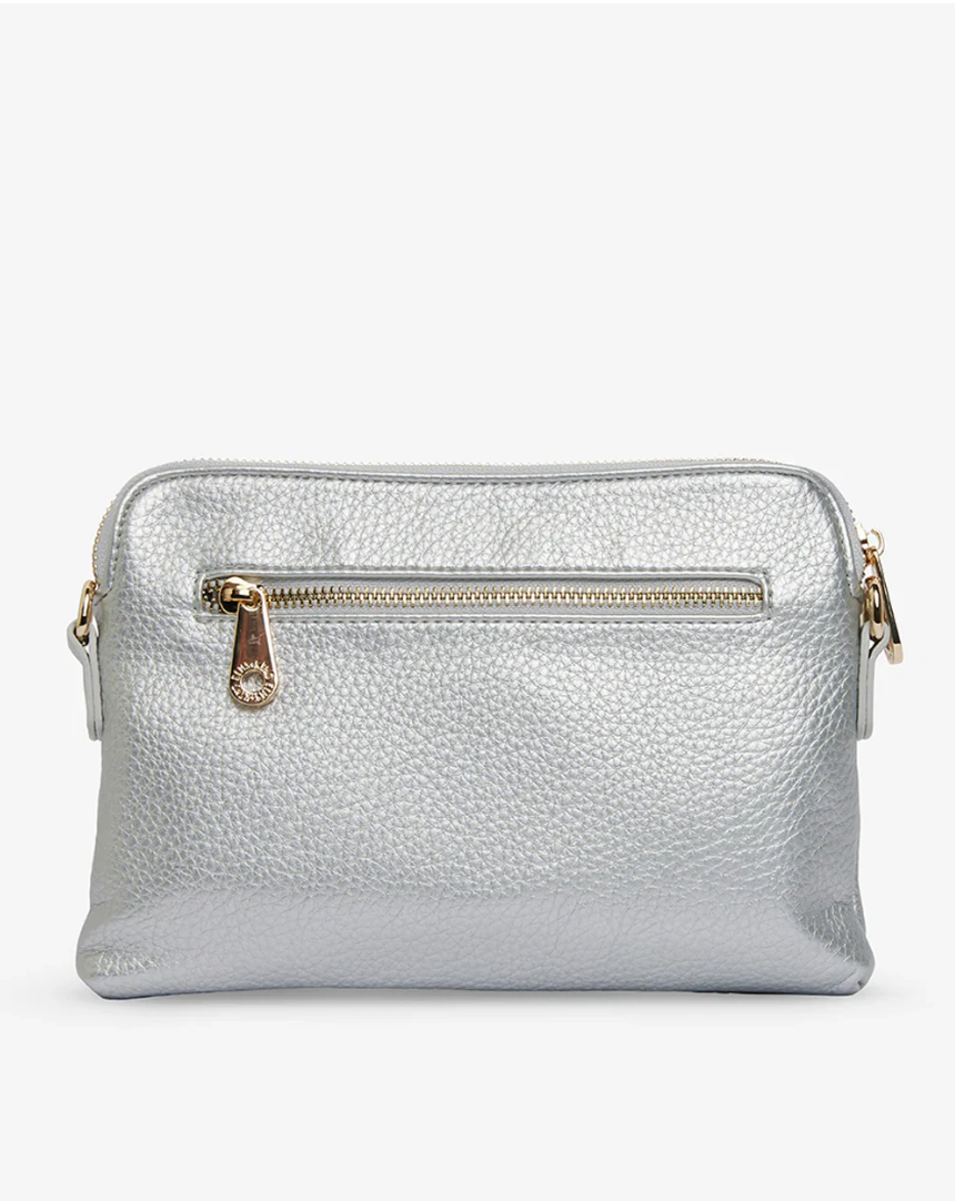 Elms + King Small Bowery Clutch/Wallet - Silver