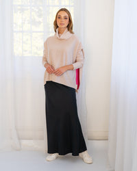Arlington Milne Cashmere Sinead Speed Stripe - Blush/Pink/Red Stripe
