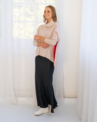 Arlington Milne Cashmere Sinead Speed Stripe - Blush/Pink/Red Stripe
