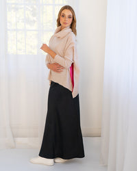 Arlington Milne Cashmere Sinead Speed Stripe - Blush/Pink/Red Stripe