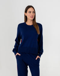 Arlington Milne Blake Lounge Pant Speed Stripe - Navy