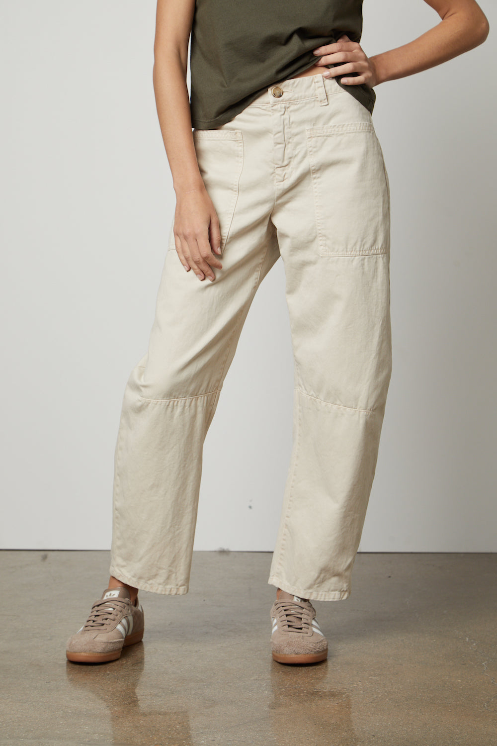 Velvet By Graham & Spencer Brylie Cargo Pant - Shale