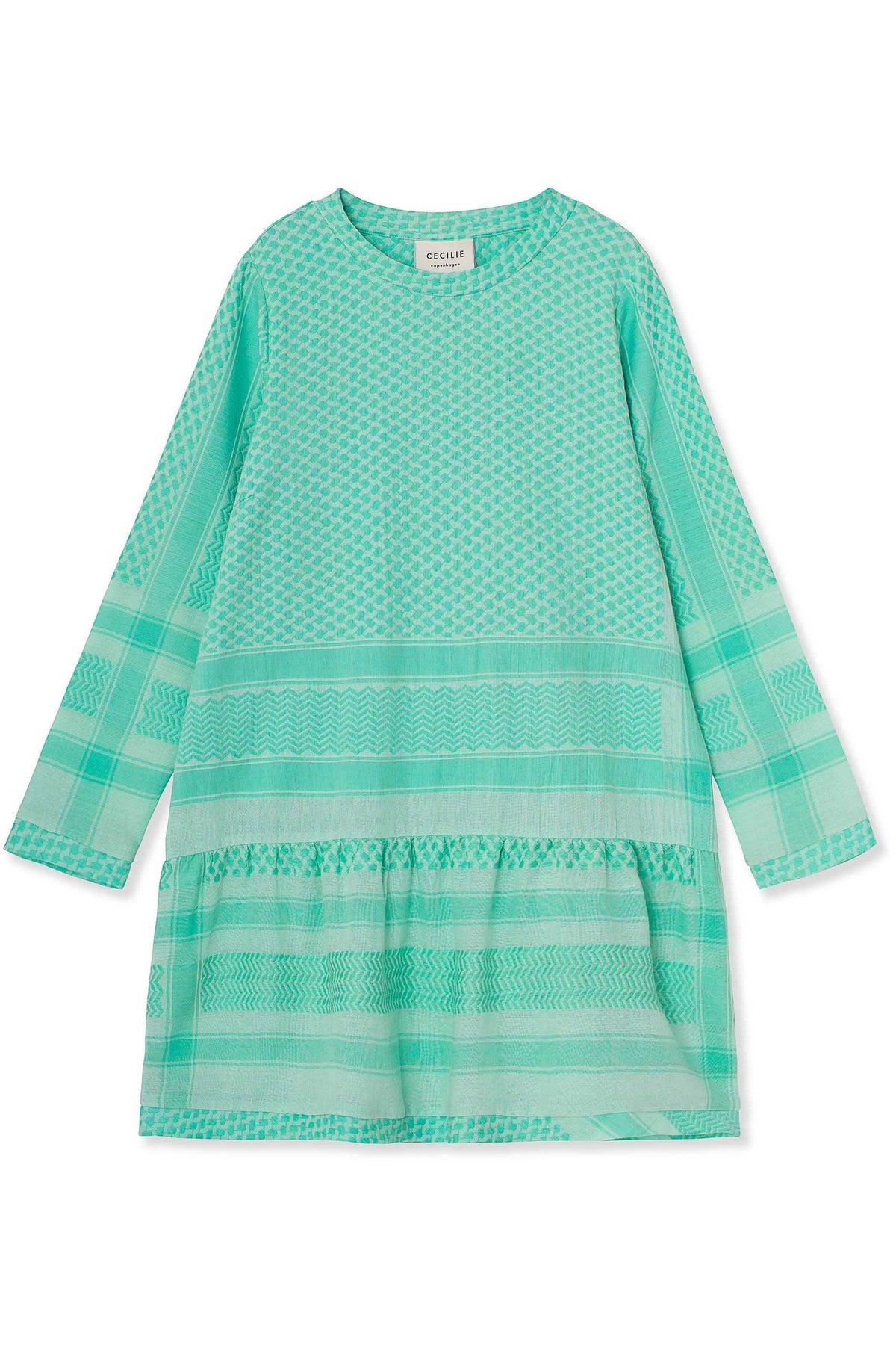 Cecilie Copenhagen Dress 2 O Long Sleeve - Skylight/Ocean - Escape
