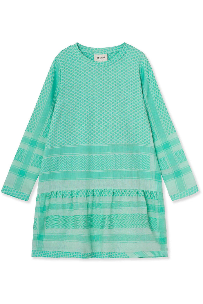 Cecilie Copenhagen Dress 2 O Long Sleeve - Skylight/Ocean - Escape