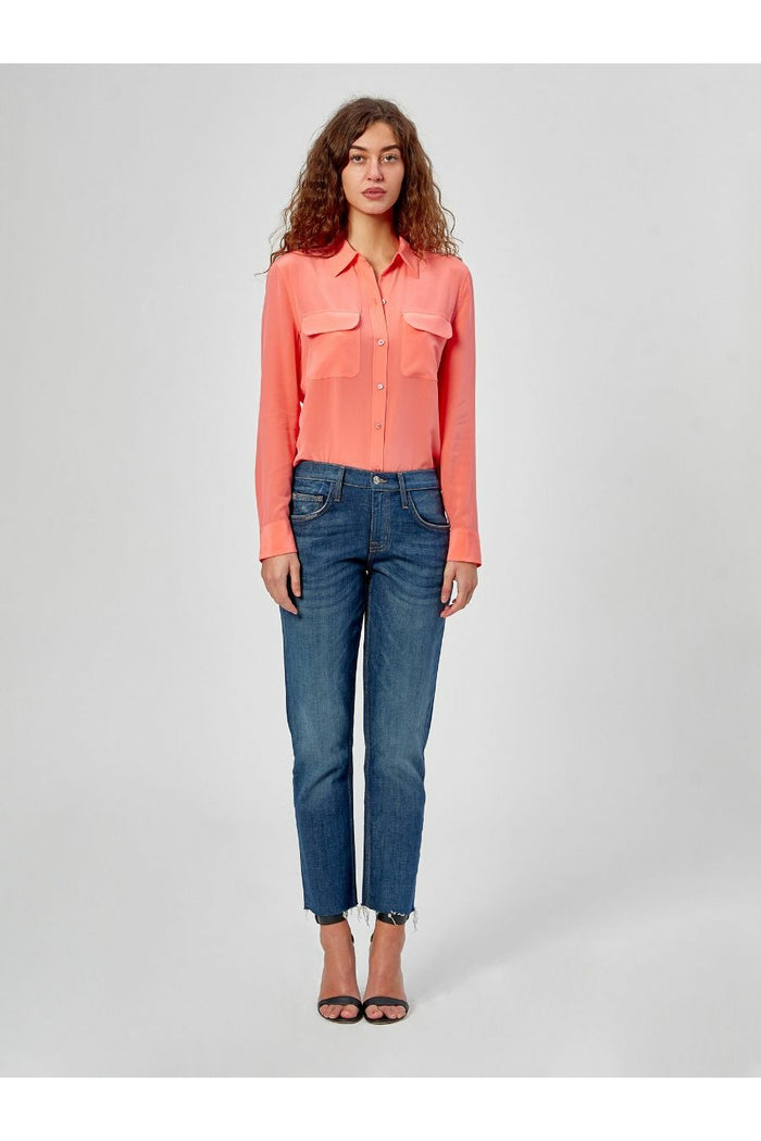 Equipment Slim Signature Shirt - Melon - Escape