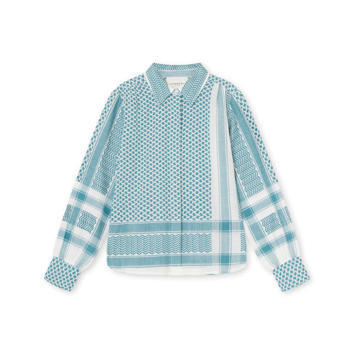 Summery Copenhagen Marie Shirt - Whisper White/Arctic - Escape