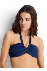 Seafolly Essential Bandeau - Indigo - Escape