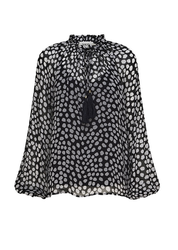 Mos The Label Ava Spots Blouse - Spots Print