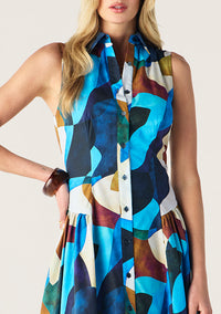 Mos The Label Celestia Print Sleevless Midi Dress - Celestia Print