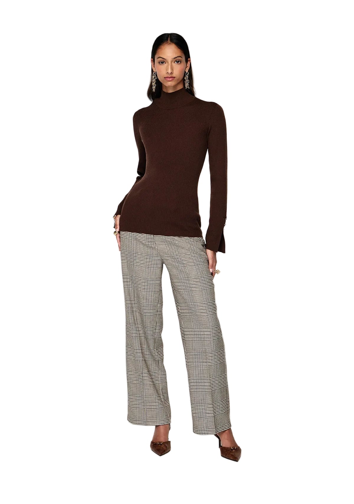 Mos The Label Vela Knit Top - Chocolate