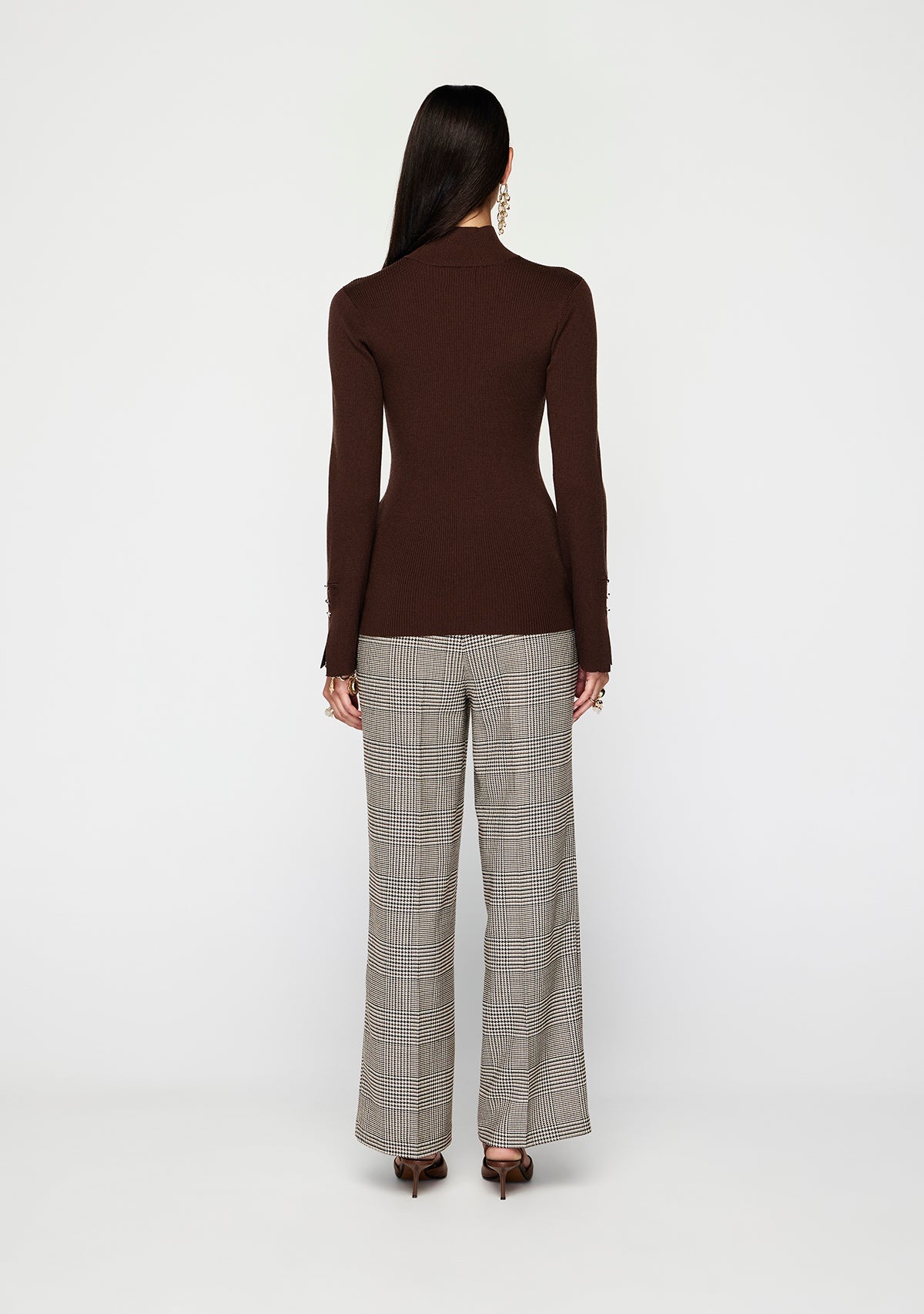 Mos The Label Vela Knit Top - Chocolate