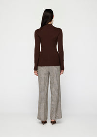 Mos The Label Vela Knit Top - Chocolate
