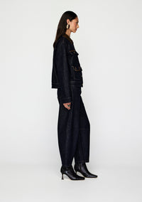 Mos The Label Nia Denim Jacket - Dark Indigo