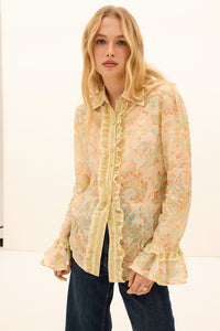 Kate Ford Fiordaliso Frill Blouse