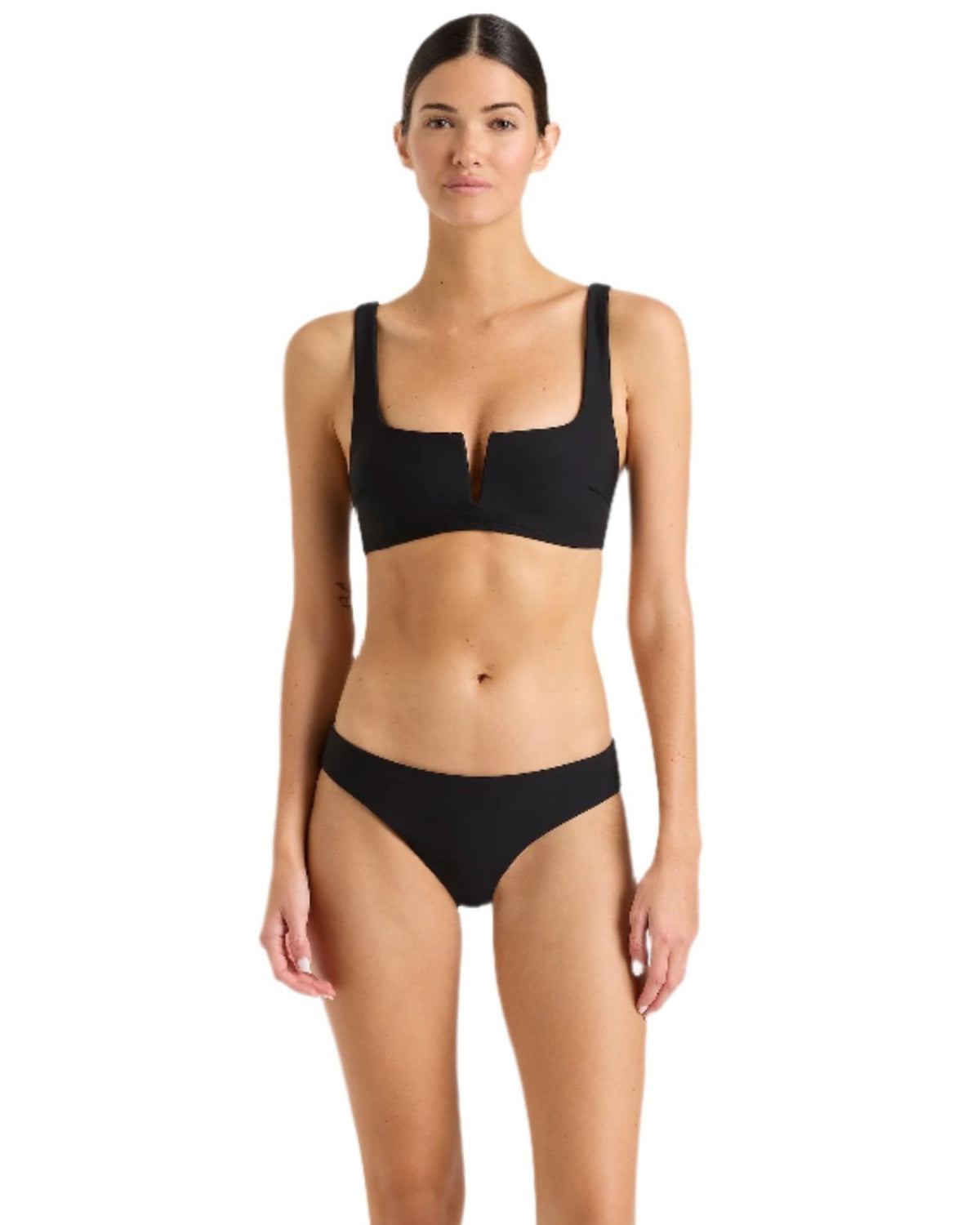 BONDI BORN CLIO BIKINI TOP - BLACK