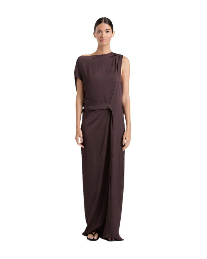 Bondi Born Ardea Draped Dress - Mocha