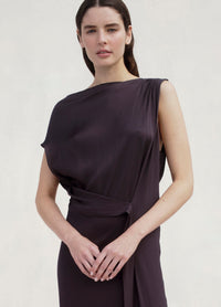 Bondi Born Ardea Draped Dress - Mocha