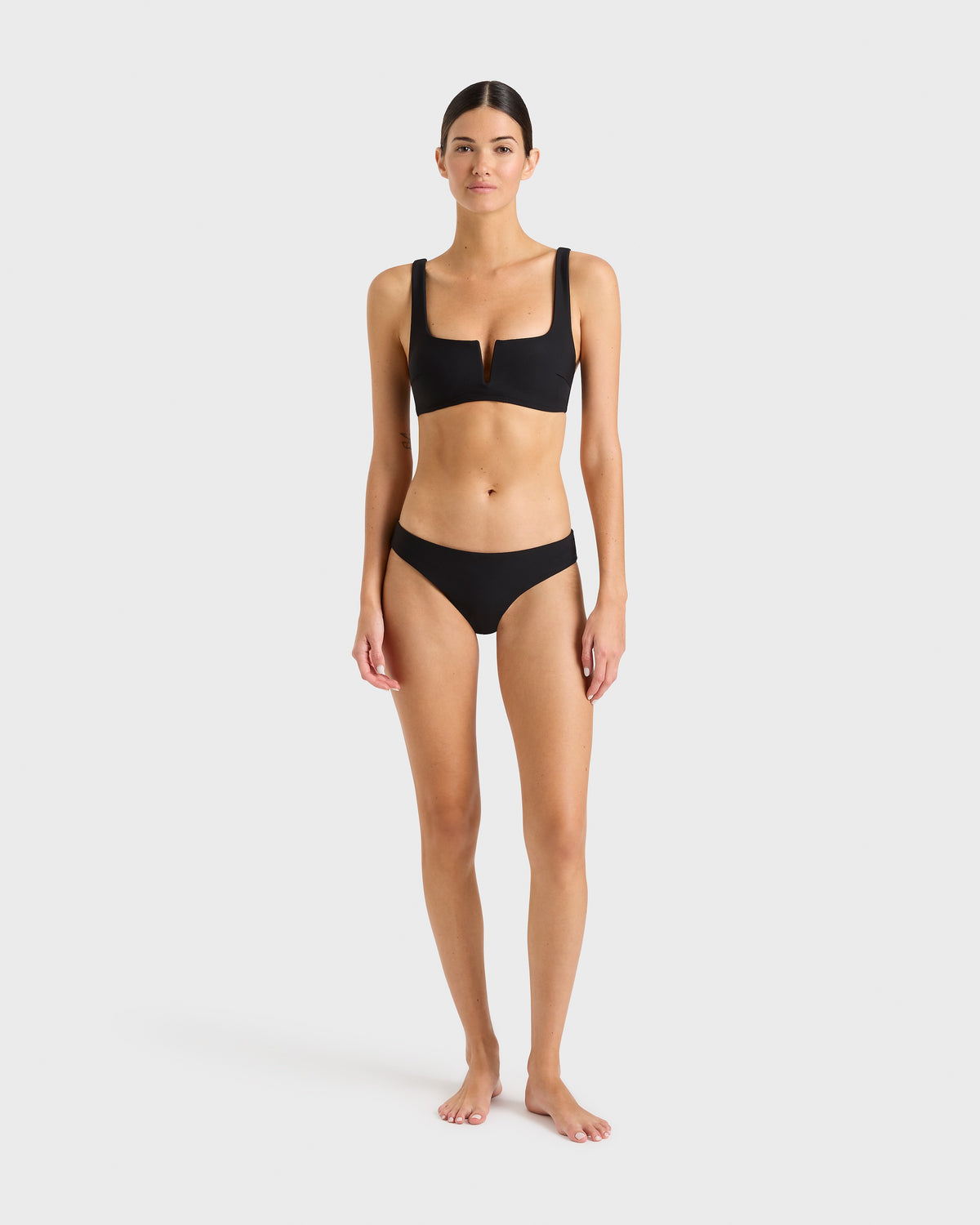 Bondi Born Clio Bikini Top - Black