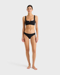 Bondi Born Clio Bikini Top - Black