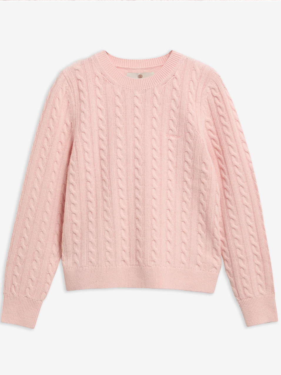 Barbour Ashdown Cable Knitted Jumper - Pink Blush
