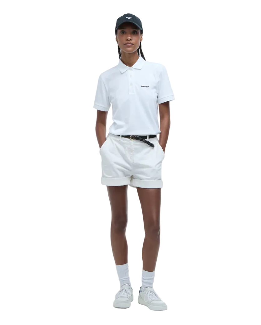 Barbour Bowford Polo Top - White