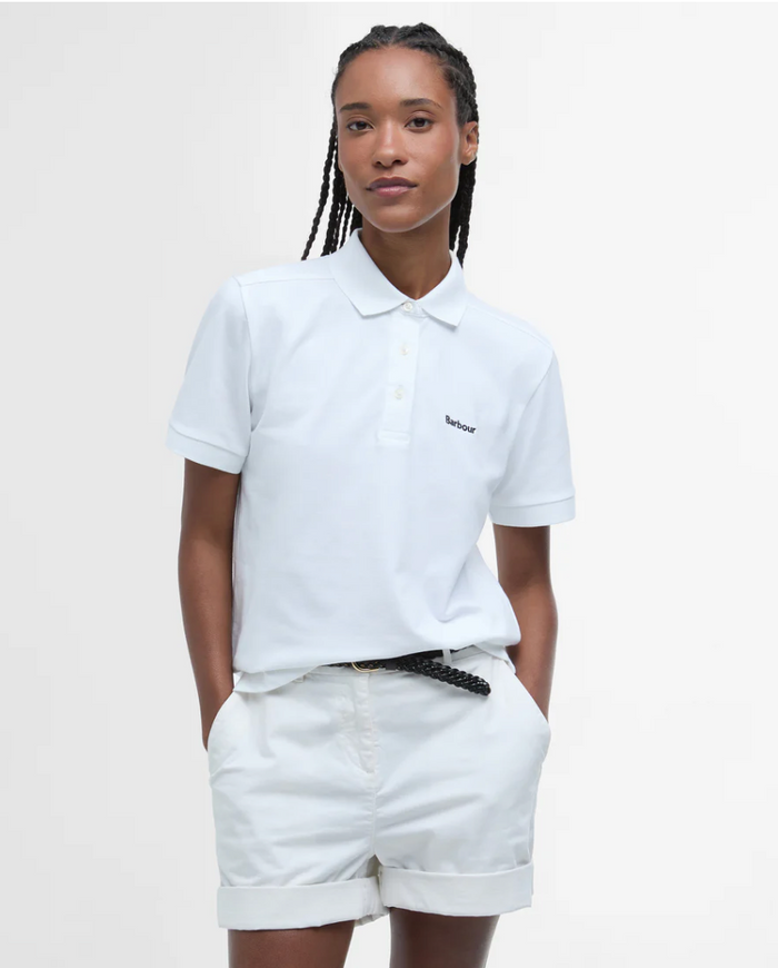 Barbour Bowford Polo Top - White