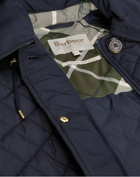 Barbour Cara Quilted Jacket - Dark Navy//Ancient Poplar