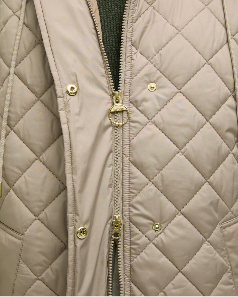 Barbour Cara Quilted Jacket - Honey/Ancient Poplar