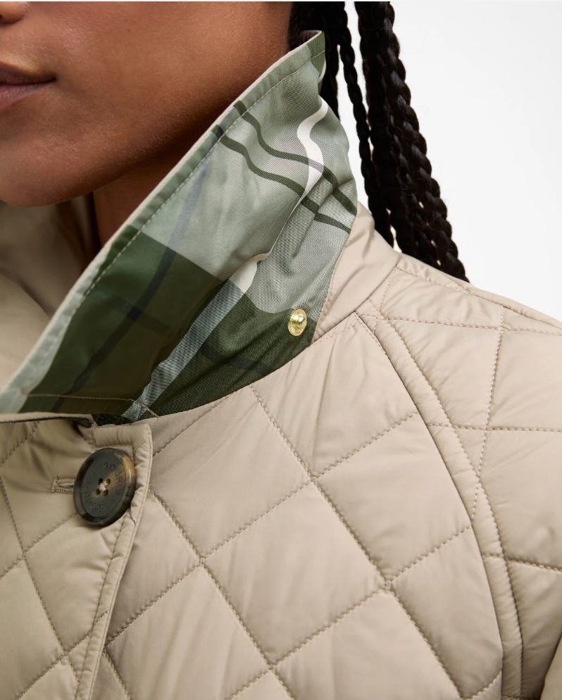 Barbour Cara Quilted Jacket - Honey/Ancient Poplar