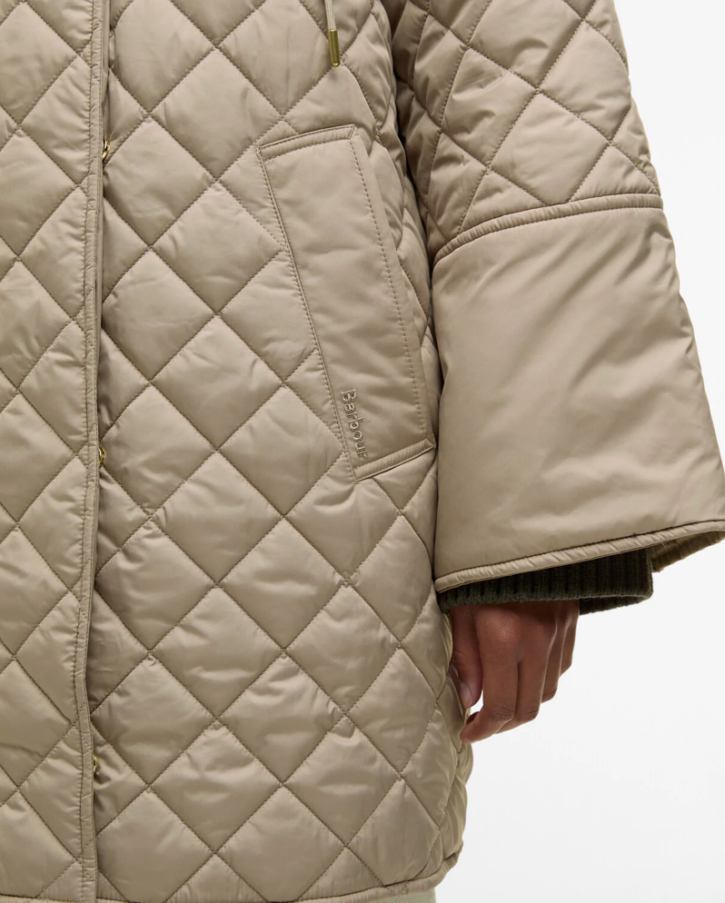 Barbour Cara Quilted Jacket - Honey/Ancient Poplar