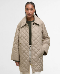 Barbour Cara Quilted Jacket - Honey/Ancient Poplar
