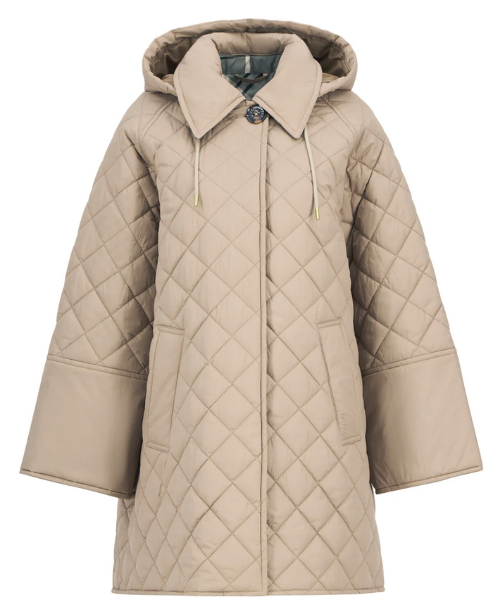 Barbour Cara Quilted Jacket - Honey/Ancient Poplar