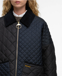 Barbour Danby Quilted Jacket - Dark Navy/Black/Dress Tartan
