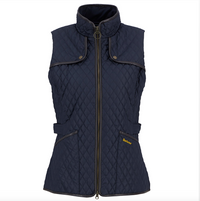 Barbour Fitted Dahila Quilted Gilet - Dark Navy