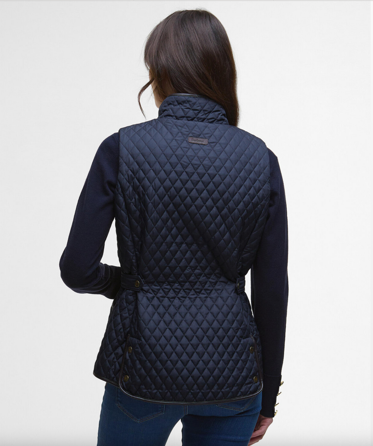Barbour Fitted Dahila Quilted Gilet - Dark Navy
