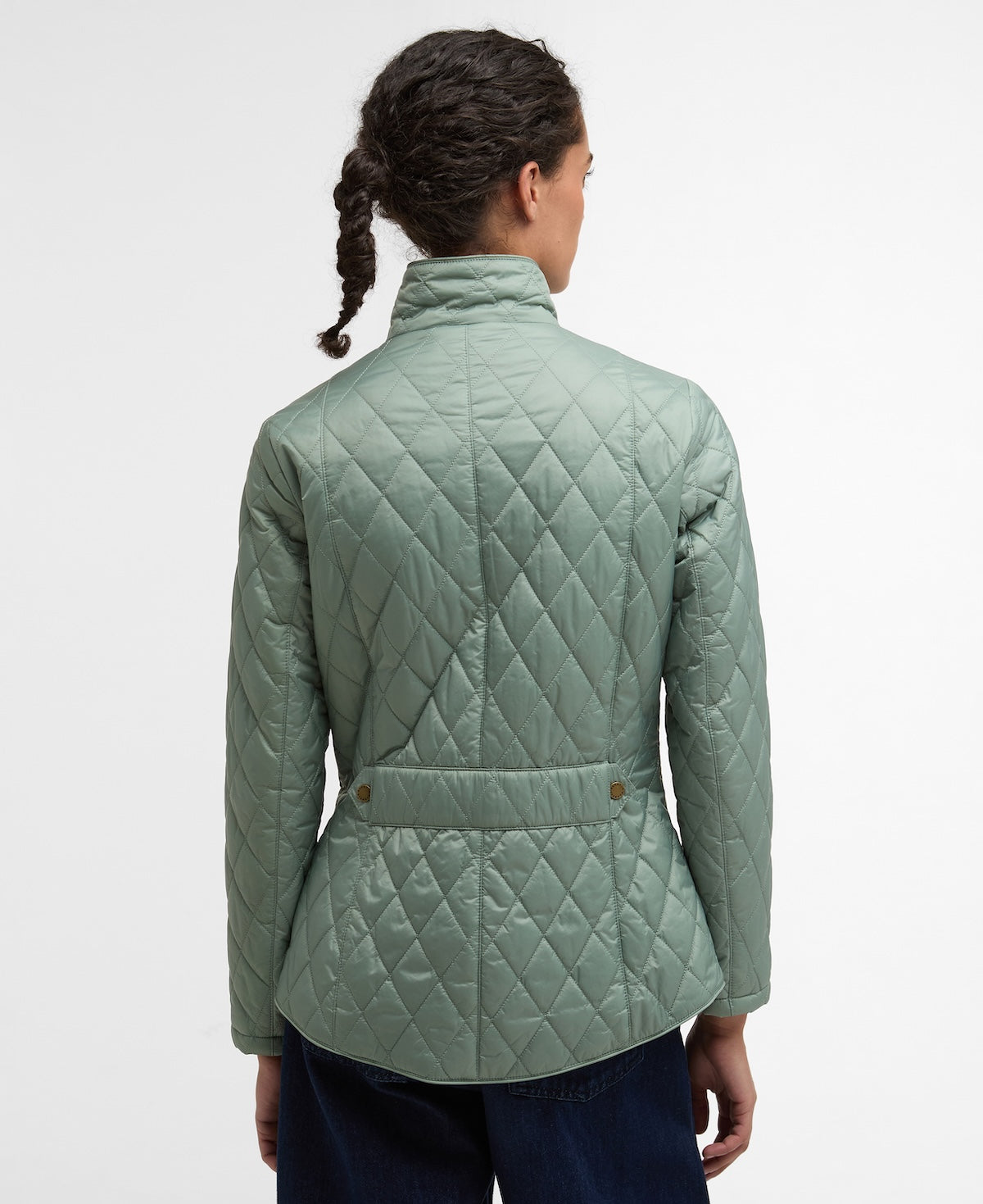 Barbour Flyweight Cavalry Quilted Jacket - Blue Sage