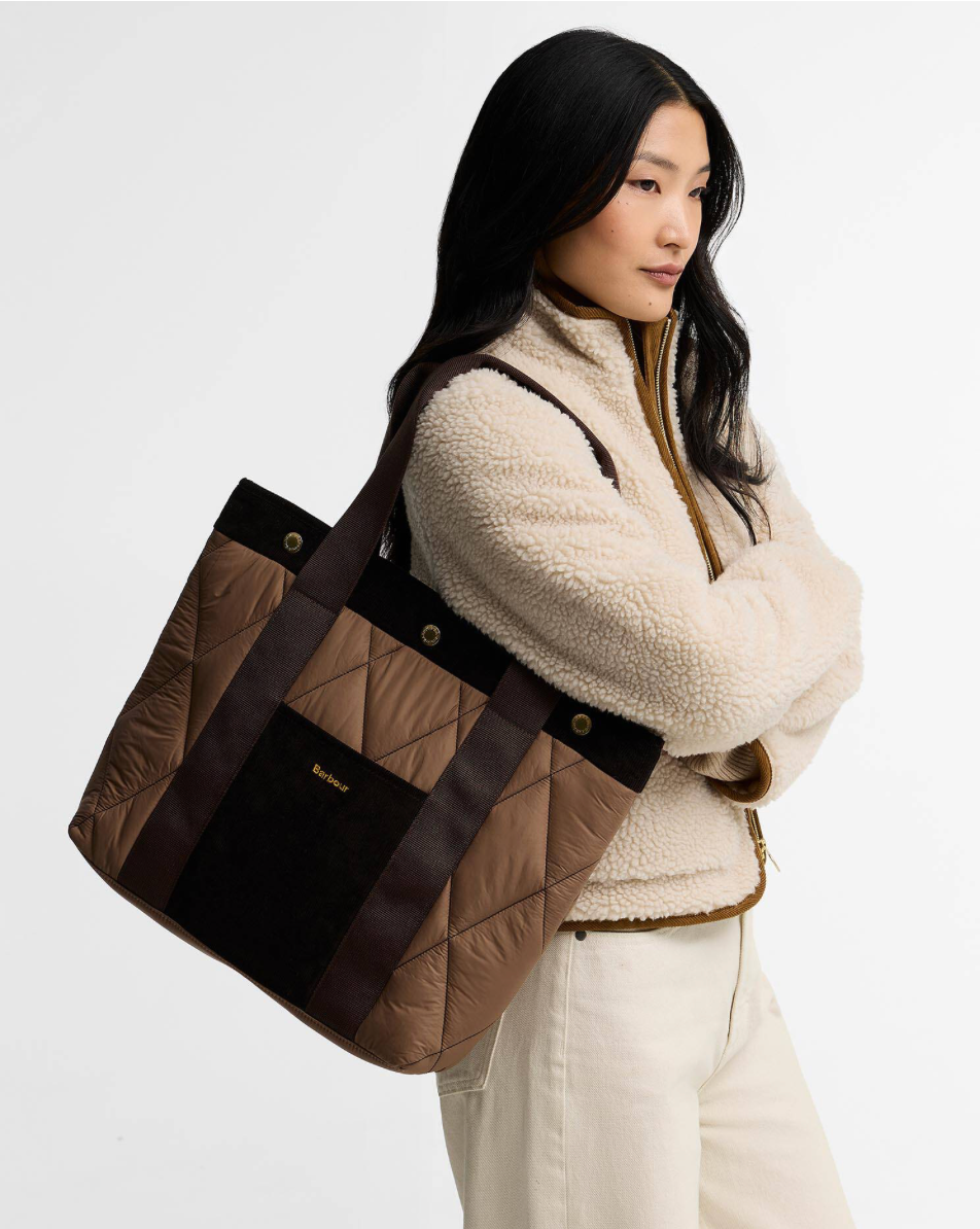 Barbour Healy Quilted Tote - Muted