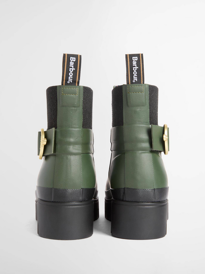 Barbour Hepburn Ankle Welly - Olive/Black