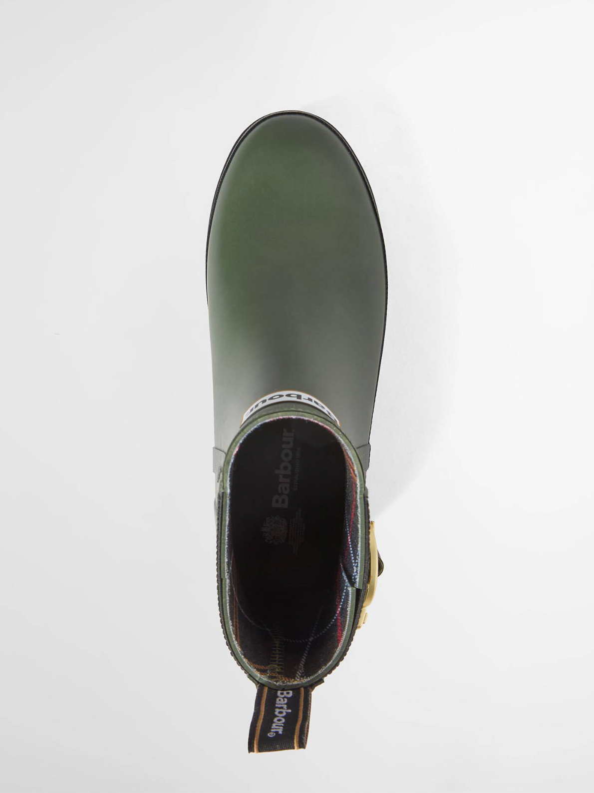 Barbour Hepburn Ankle Welly - Olive/Black