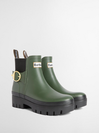 Barbour Hepburn Ankle Welly - Olive/Black