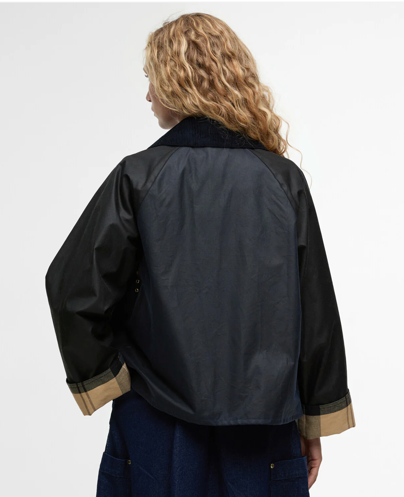 Barbour Kearton Wax - Royal Navy/Black/Dress Tartan