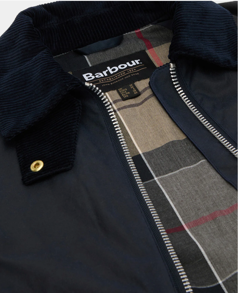 Barbour Kearton Wax - Royal Navy/Black/Dress Tartan