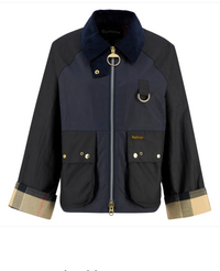 Barbour Kearton Wax - Royal Navy/Black/Dress Tartan